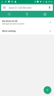 Call Blocker android App screenshot 1